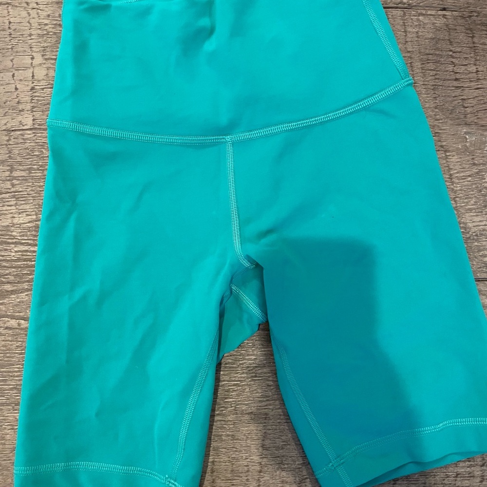 Lululemon Align High-Rise Shorts-6” -Size 4- Teal Green